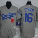 16 Andre Ethier Stitched Baseball Jersey Color grey 1
