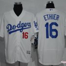 16 Andre Ethier Stitched Baseball Jersey Color while 1