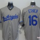 16 Andre Ethier Stitched Baseball Jersey Color grey 2