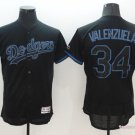 34 Fernando Valenzuela Stitched Baseball Jersey Color black 1