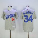 34 Fernando Valenzuela Stitched Baseball Jersey Color grey 1