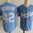 42 Jackie Robinson Stitched Baseball Jersey Color blue 3