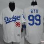 99 Hyun-Jin Ryu Stitched Baseball Jersey Color while 2