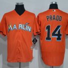 14 Martin Prado Stitched Baseball Jersey Color orange 1