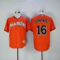16 Jose Fernandez Stitched Baseball Jersey Color orange 1