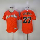 27 Giancarlo Stanton Stitched Baseball Jersey Color orange 1