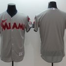 Miami Marlins blank Stitched Baseball Jersey Color grey 1