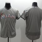 Miami Marlins blank Stitched Baseball Jersey Color grey 3