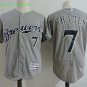 7 Eric Thames Stitched Baseball Jersey Color grey 1