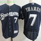 7 Eric Thames Stitched Baseball Jersey Color blue 1