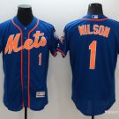 1 Mookie Wilson Stitched Baseball Jersey Color blue 1