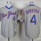 4 Lenny Dykstra Stitched Baseball Jersey Color grey 1