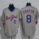 8 Gary Carter Stitched Baseball Jersey Color grey 1