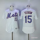 15 Tim Tebow Stitched Baseball Jersey Color while 1
