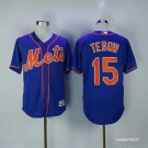 15 Tim Tebow Stitched Baseball Jersey Color blue 3