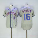 16 Dwight Gooden Stitched Baseball Jersey Color grey 1