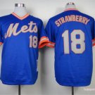 18 Darryl Strawberry Stitched Baseball Jersey Color blue 2