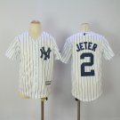 2 Derek Jeter Stitched Baseball Jersey Color while 3