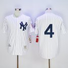 4 Lou Gehrig Stitched Baseball Jersey Color while 1