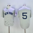 5 Joe DiMaggio Stitched Baseball Jersey Color grey 1