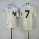 7 Mickey Mantle Stitched Baseball Jersey Color while 1