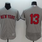 13 Alex Rodriguez Stitched Baseball Jersey Color grey 2