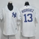 13 Alex Rodriguez Stitched Baseball Jersey Color while 1