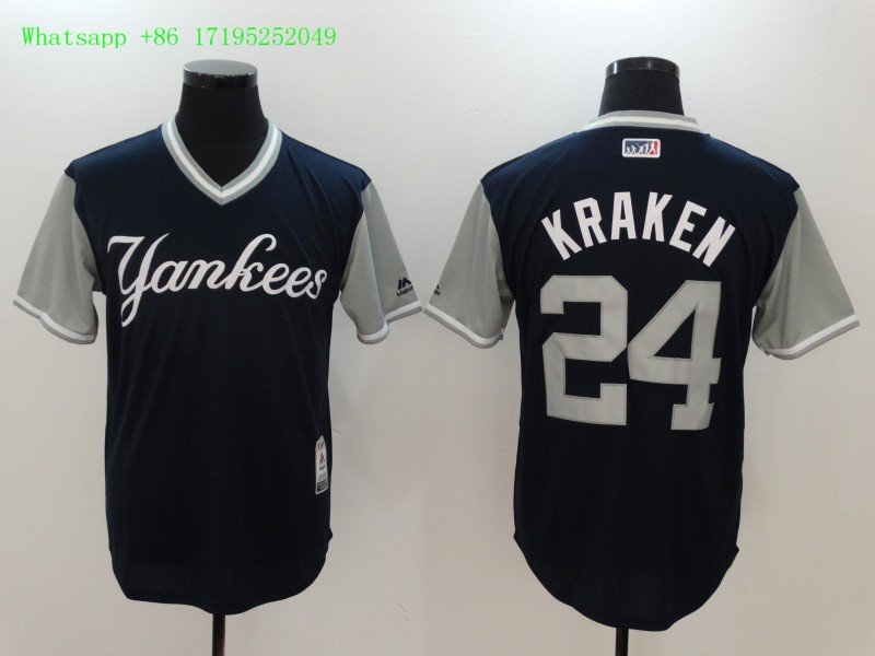 24 Gary Sanchez Stitched Baseball Jersey Color blue 1