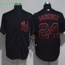 24 Gary Sanchez Stitched Baseball Jersey Color while 2