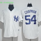 54 Aroldis Chapman Stitched Baseball Jersey Color while 1