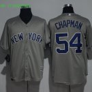 54 Aroldis Chapman Stitched Baseball Jersey Color grey 1