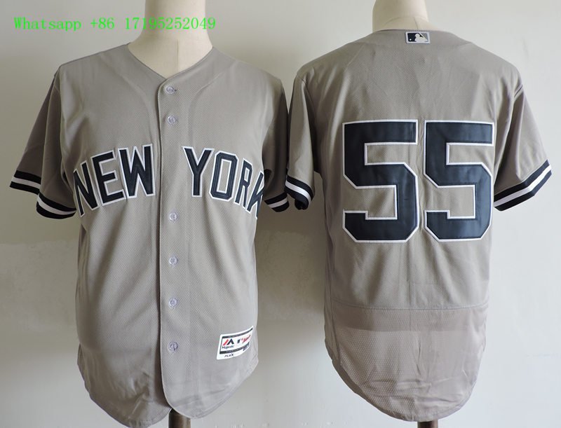55 Sonny Gray Stitched Baseball Jersey Color grey 1