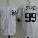 99 Aaron Judge Stitched Baseball Jersey Color while 1