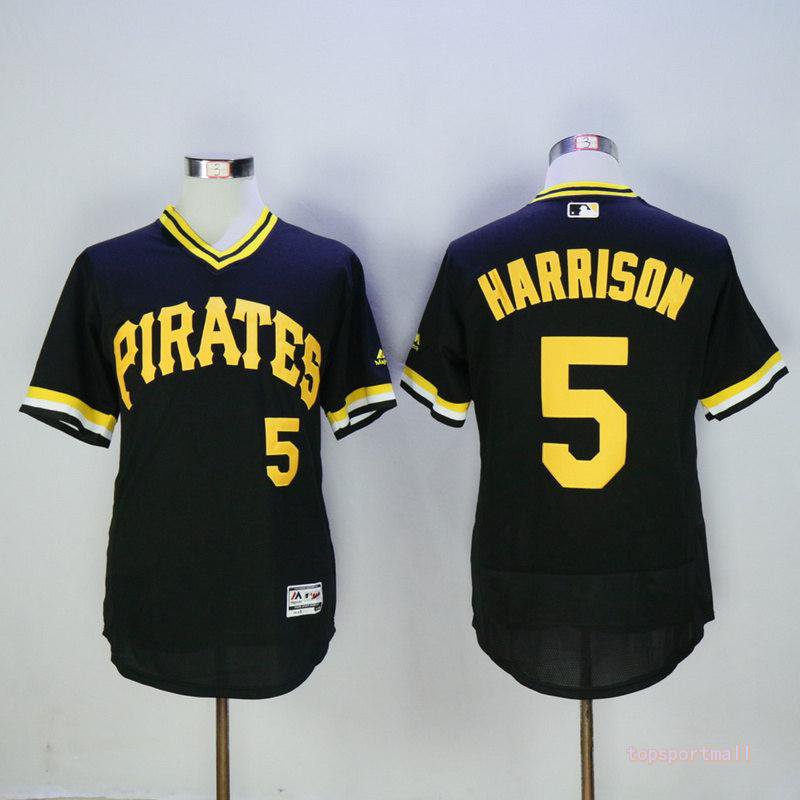 5 Josh Harrison Stitched Baseball Jersey Color blue 2