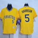 5 Josh Harrison Stitched Baseball Jersey Color yellow 1