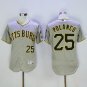 25 Gregory Polanco Stitched Baseball Jersey Color grey 1