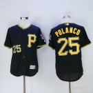 25 Gregory Polanco Stitched Baseball Jersey Color blue 1