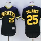 25 Gregory Polanco Stitched Baseball Jersey Color blue 2