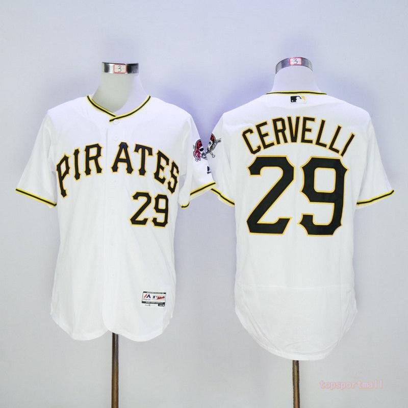 29 Francisco Cervelli Stitched Baseball Jersey Color while 1