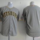 Pittsburgh Pirates blank Stitched Baseball Jersey Color grey 1