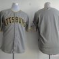 Pittsburgh Pirates blank Stitched Baseball Jersey Color grey 1