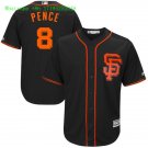 8 Hunter Pence Stitched Baseball Jersey Color black 2