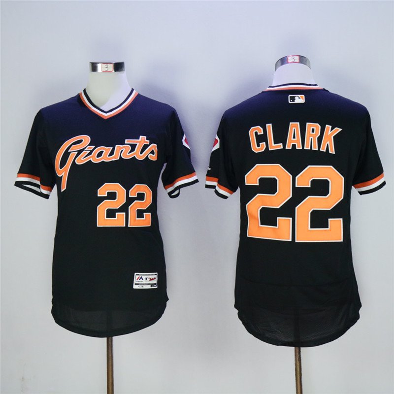 22 Will Clark Stitched Baseball Jersey Color black 1