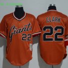 22 Will Clark Stitched Baseball Jersey Color orange 1