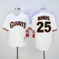 25 Barry Bonds Stitched Baseball Jersey Color while 2