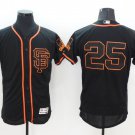 25 Barry Bonds Stitched Baseball Jersey Color black 2