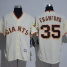 35 Brandon Crawford Stitched Baseball Jersey Color while 1