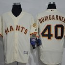 40 Madison Bumgarner Stitched Baseball Jersey Color while 1