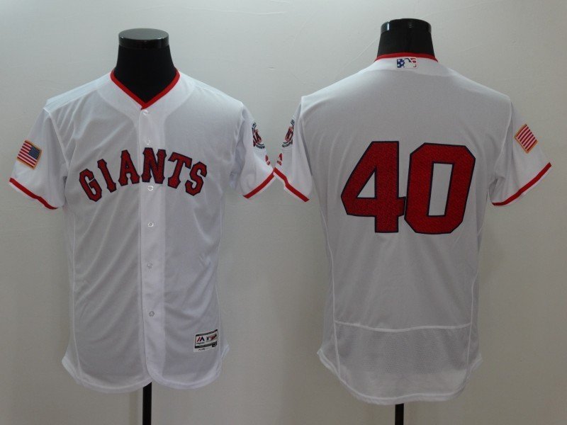 40 Madison Bumgarner Stitched Baseball Jersey Color while 2