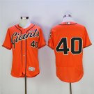 40 Madison Bumgarner Stitched Baseball Jersey Color orange 1